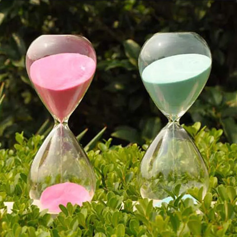 30 Minutes Transparent Glass Sand Hourglass Creative Sandglass Timer Clock Countdown Timing Valentine\'s Day Gifts Home Decor