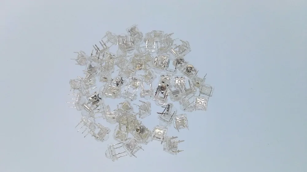 20PCS 5MM Piranha Red LED,80mA 4-chip, 5MM Eagle-eye SMD Superflux LED, High Brightness,5mm Brightness White Round Head Diode