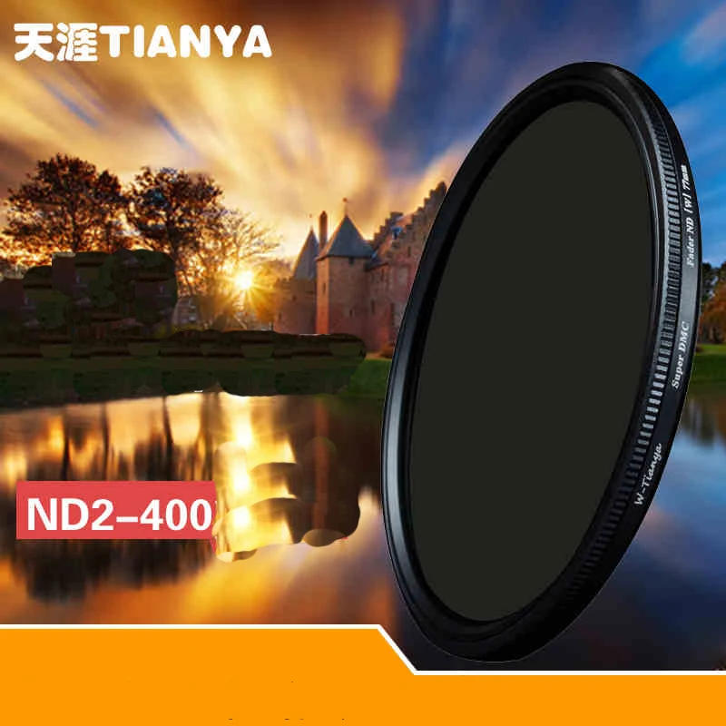 

WTIANYA 62mm Slim ND2-ND400 Neutral Density Fader Variable ND Filter Adjustable TIANYA For Canon Nikon Sony DSLR