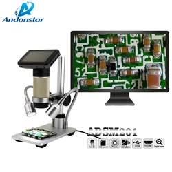 Andonstar HDMI Microscope HD 1080P Digital Video Microscopes 300X Long Object Distance Solder Repair Inspection Camera Magnifier