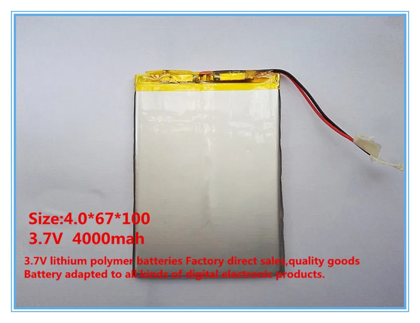 

Планшет VX610W3.7V 4067100 4000mAh Подлинная большая емкость батареи, чем оригинальный прочный