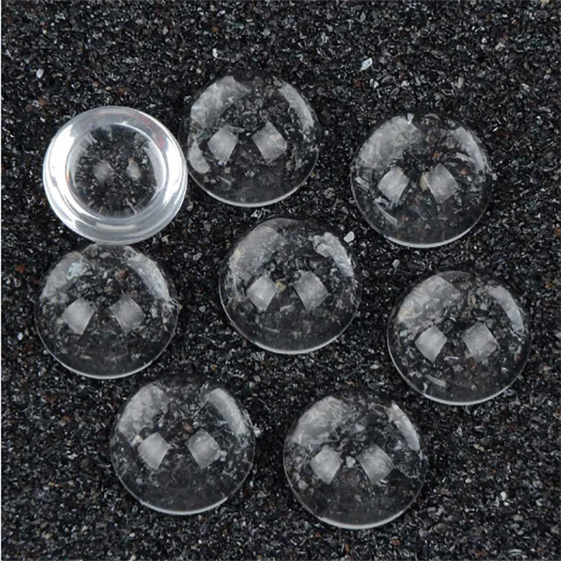 10pcs/lot 20mm Hemisphere Clear Glass Dome Cabochons Magnifying Cabochon Accessories For DIY Jewelry