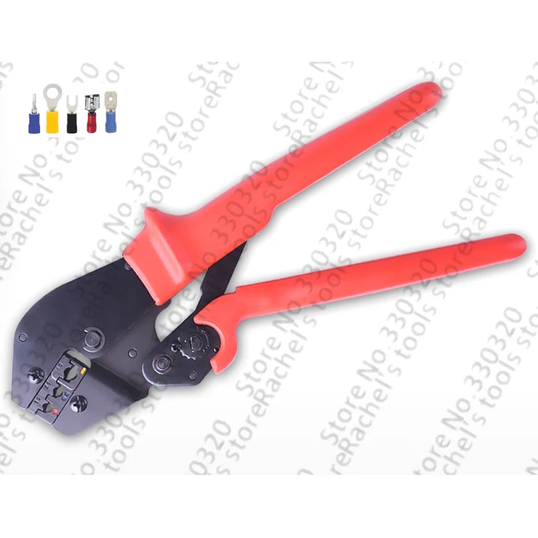 AP-056YJ Insulated terminal crimping pliers,pre-insulated cable links compression tool,crimping range 1-6mm2