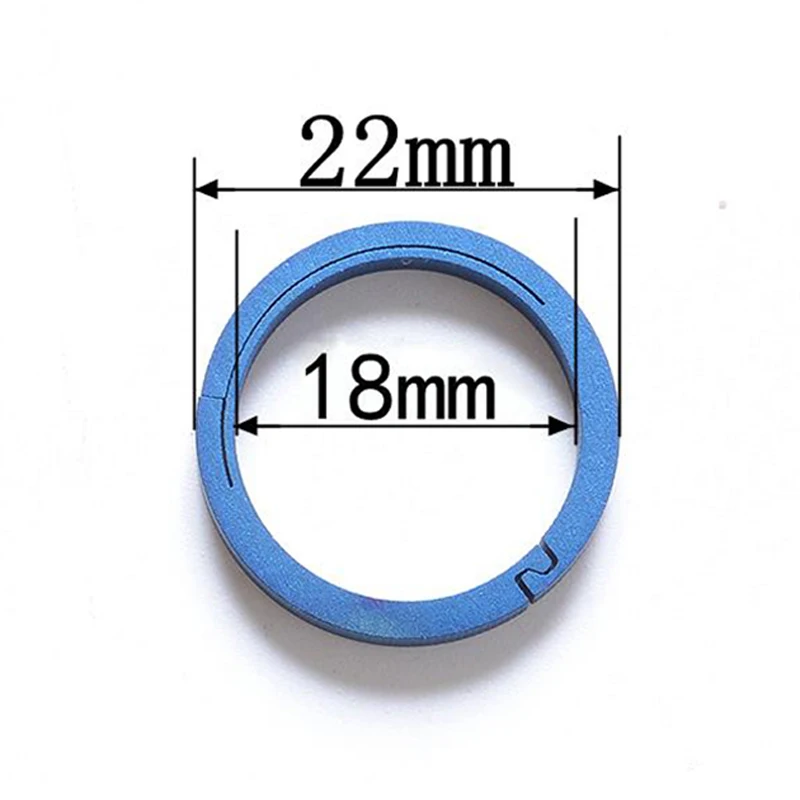 EDC Pure Titanium TC4 Key Chain Key Ring Carabiner Snap Clip Hook Camping Climbing DIY Accessories FW214