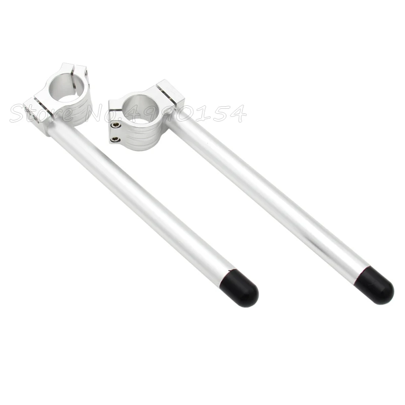 Universal Racing Adjustable CNC 31 32 33 35 36 37 39 41 43 50 51 MM Clip On Ons Fork Handlebars Handle Bar Cafe Racer Motorcycle