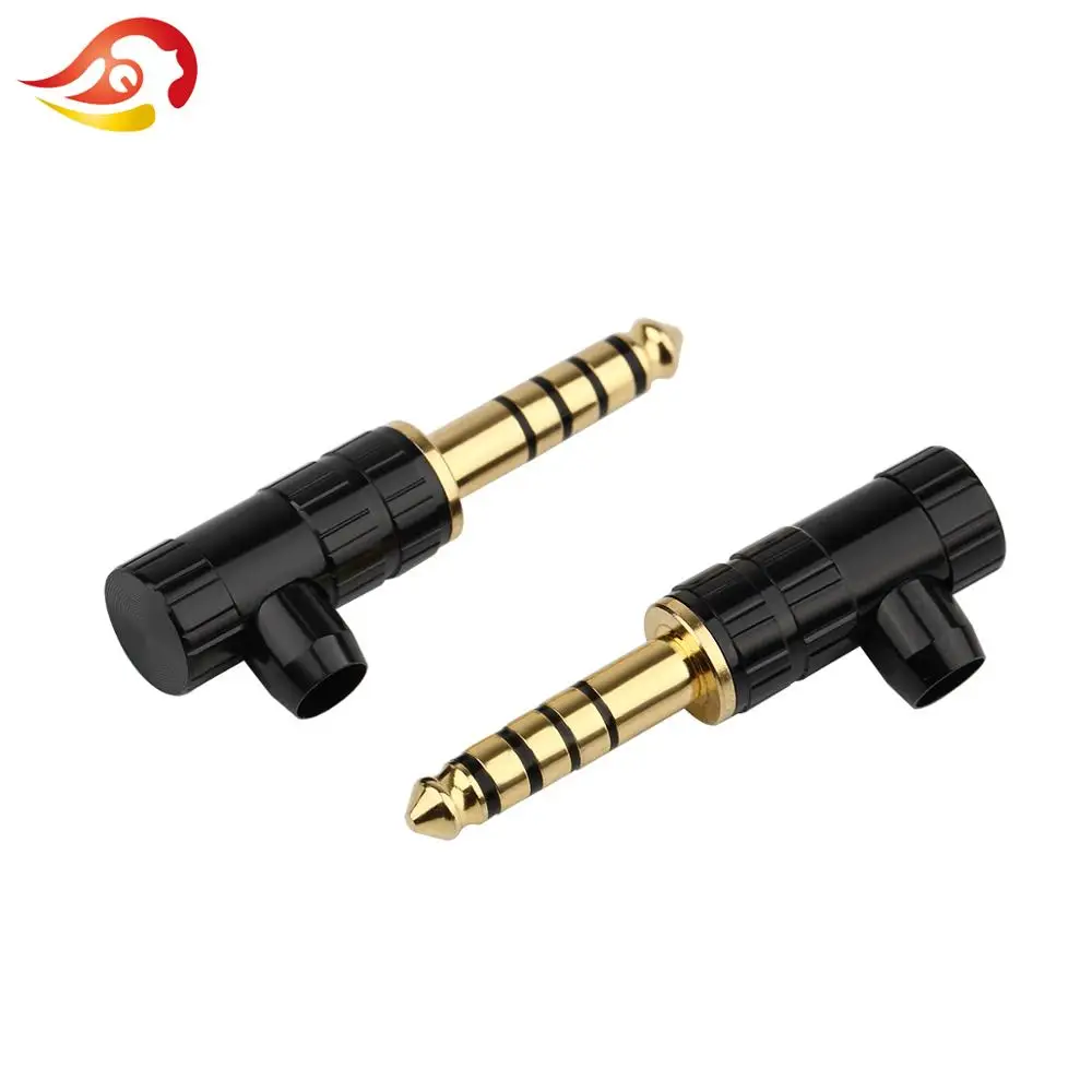 QYFANG 4.4mm Stereo 5 Poles Audio Jack Earphone Male Plug Pin Adapter For NW-WM1Z/A Player HiFi Headphone Solder Wire Connector