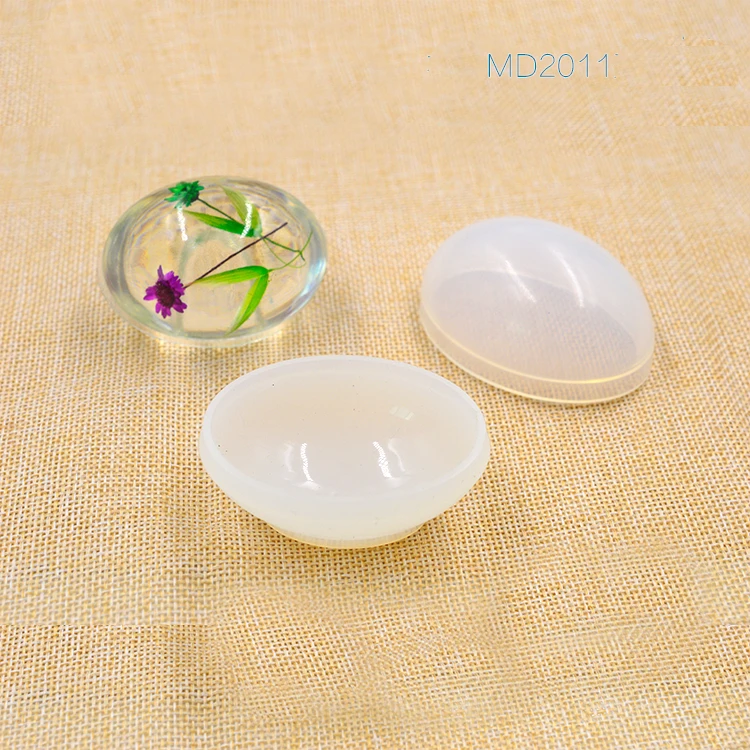 Molde de silicona líquida con forma de huevo, resina UV para hacer joyas, pendientes, accesorios para el cabello, herramientas de joyería, 1 ud.