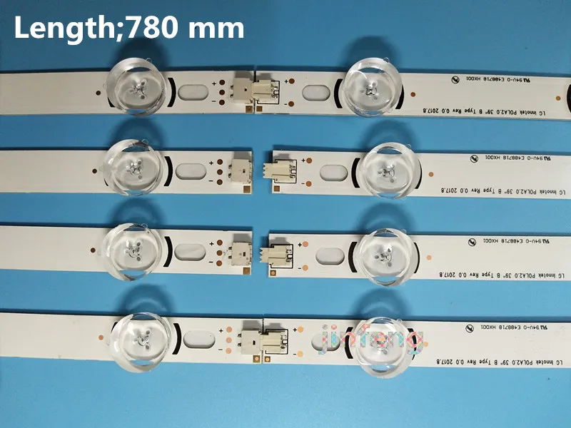 New Kit 8 PCS LED backlight strip Replacement for LG 39LN5300 innotek POLA 2.0 POLA2.0 39 inch A B type HC390DUN-VCFP1