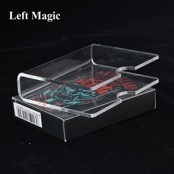 Transparency PVC Card Clips/Card Holder (3mm T) Magic Tricks Close Up Street Accessories Gimmick Props Deck Protect Clip