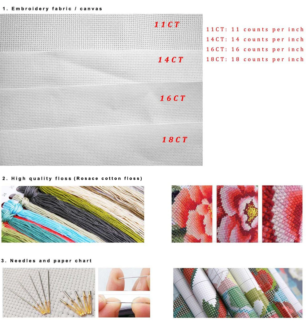 Kit broderie point de croix - Tigresse ballerine - Toison d'or