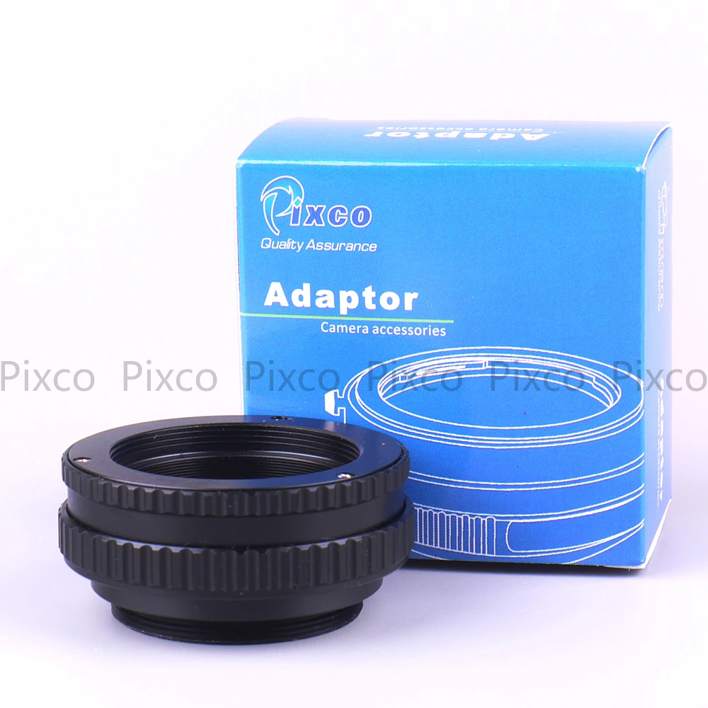 Pixco M39 Lens to M42 Camera Adjustable Focusing Helicoid Ring Adapter 13-22mm Macro Extension Tube M39-M42