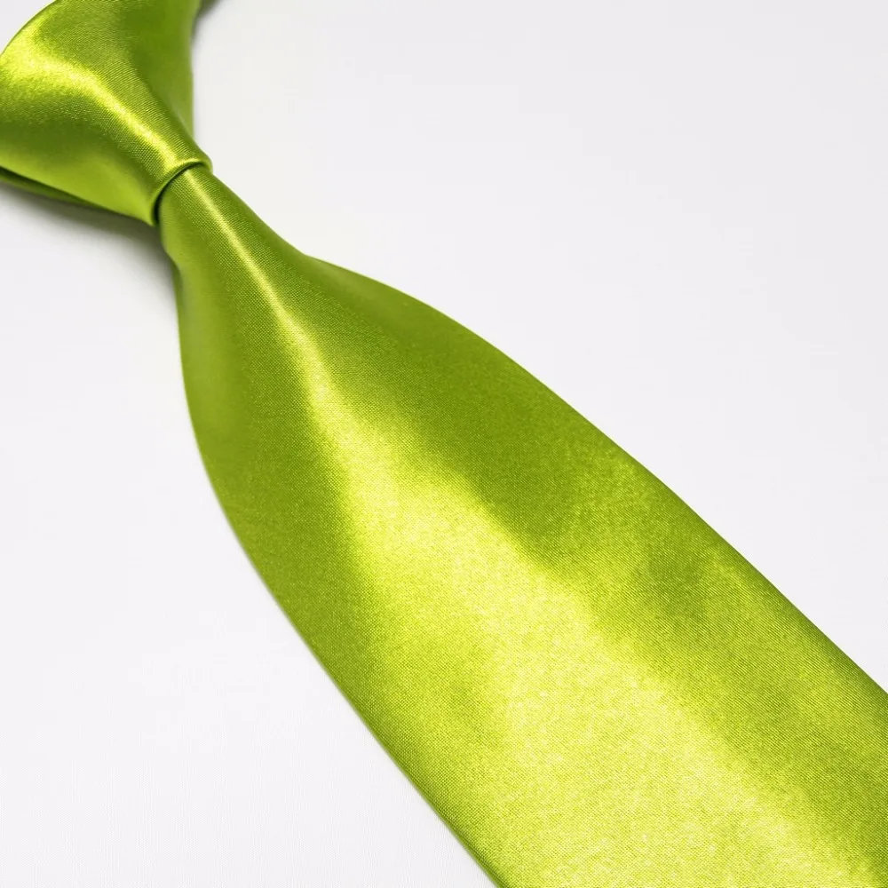 2025 fashion solid men\'s Yellow Gold neck ties Wide Tie 10cm