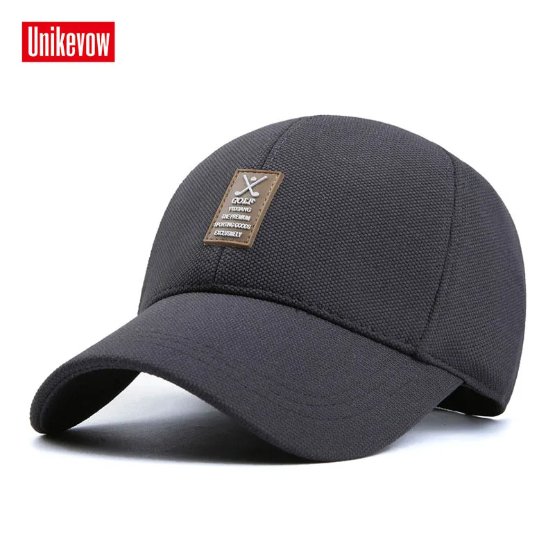 

Men's spring& summer sun hat casual sport baseball cap with elastic fabric