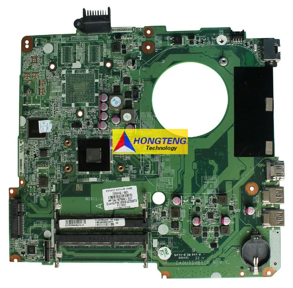

FOR HP 15-F Motherboard WITH A8-6410 CPU DA0U99MB6C0 785442-501 100% TESED OK