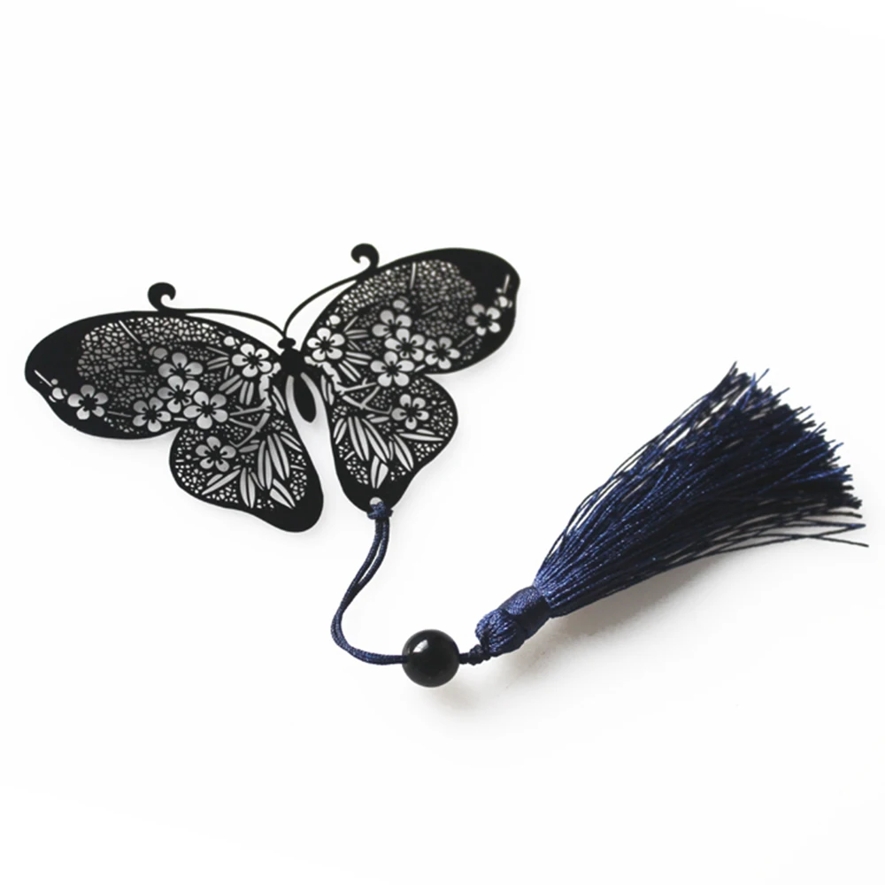 Silver Butterfly Bookmark Marker Xmas Stocking Filler Favour Gift Boxed