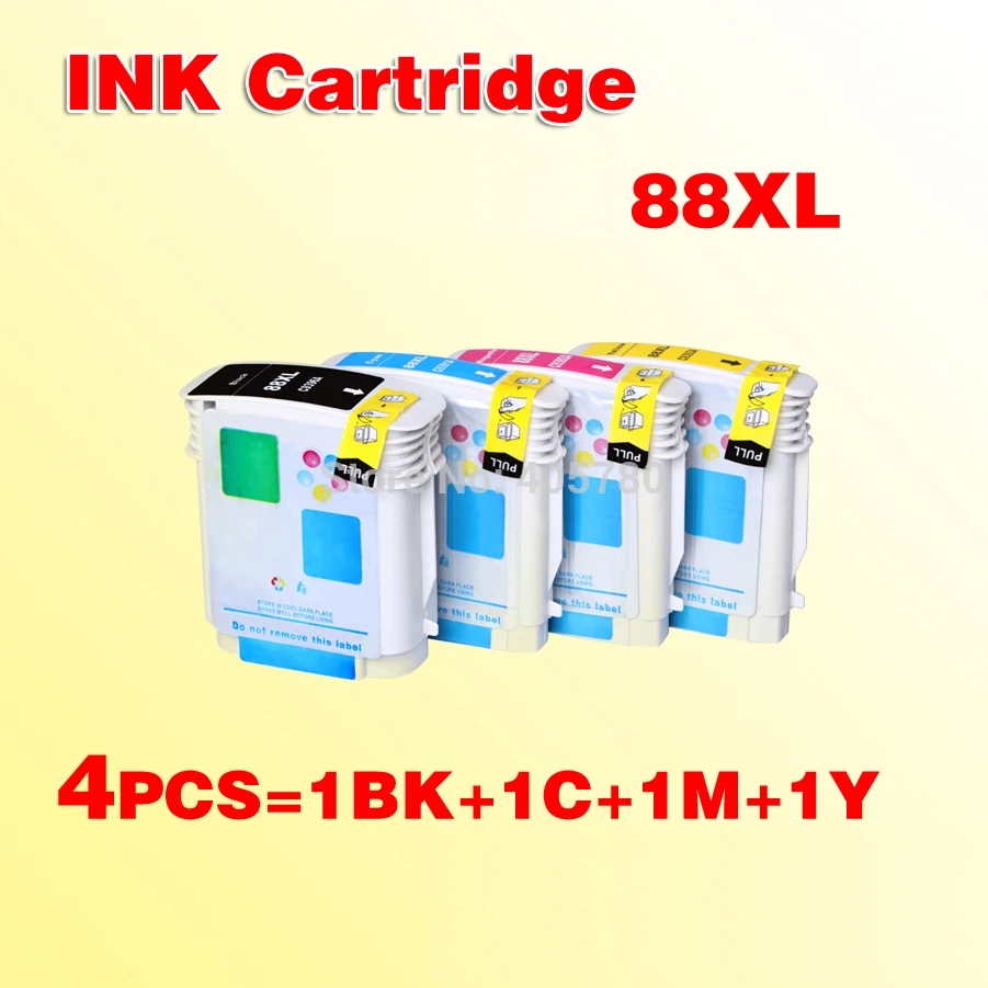 88XL INK Cartridge (C9396A/C9391A/C9392A/C9393A) compatible for for88/for Officejet Pro K550/K5400dn/K8600/K8600dn/L7580/L7590