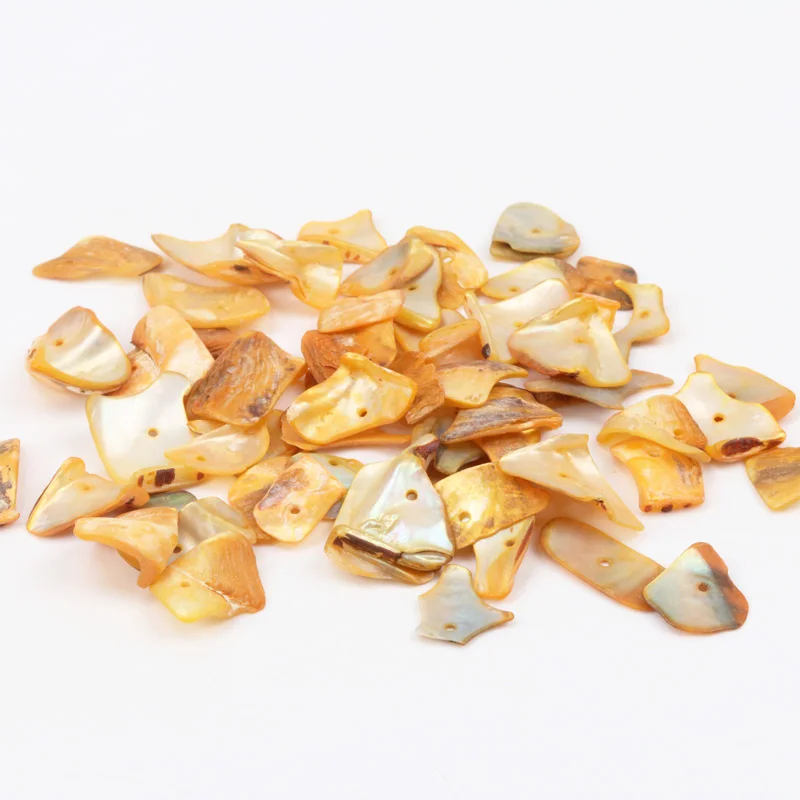 10-25mm Natural chippy Shell Loose Beads for jewelry making DIY 40g about 50pcs TRS0065X