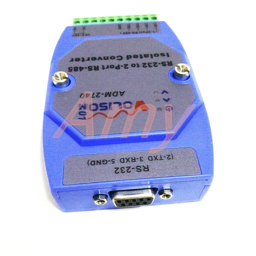 

ADM-2740 Active RS232 to RS485, isolated RS232 to 2, 485 converter, industrial grade lightning protection rail