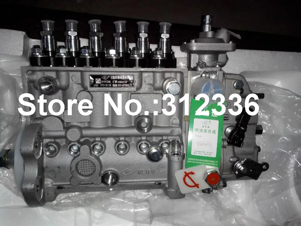 Fast shipping BHF6P120005  C300 20 Track injection Pump diesel engine track DFL3251A-1 WATER cooled engine