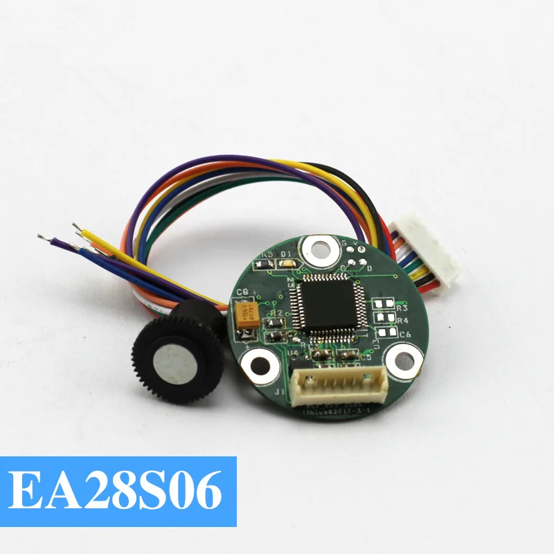 Embedded single coil absolute value magnetic encoder / 16mm Embedded absolute encoder RS485 SSI CAN 4-20MA 0--5V rotary encoder