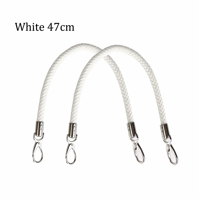 High quality 47cm 67cm Round Faux Leather Handles without drops for Obag  Handle for O Bag Handbag accessories