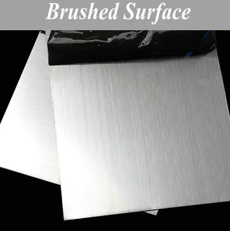 2*100*150mm TP304 AISI304 Rvs Sheet Geborsteld Rvs Plaat Drawbench Board DIY Materiaal Gratis verzending