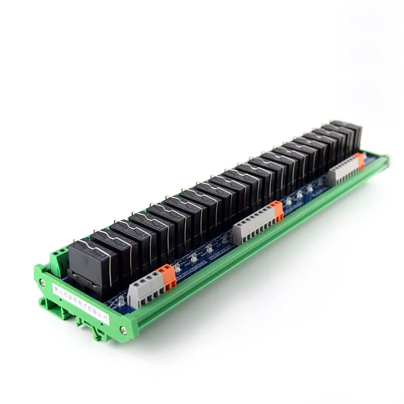 

20-way relay single-group module 24V module compatible with NPN/PNP rail mounting