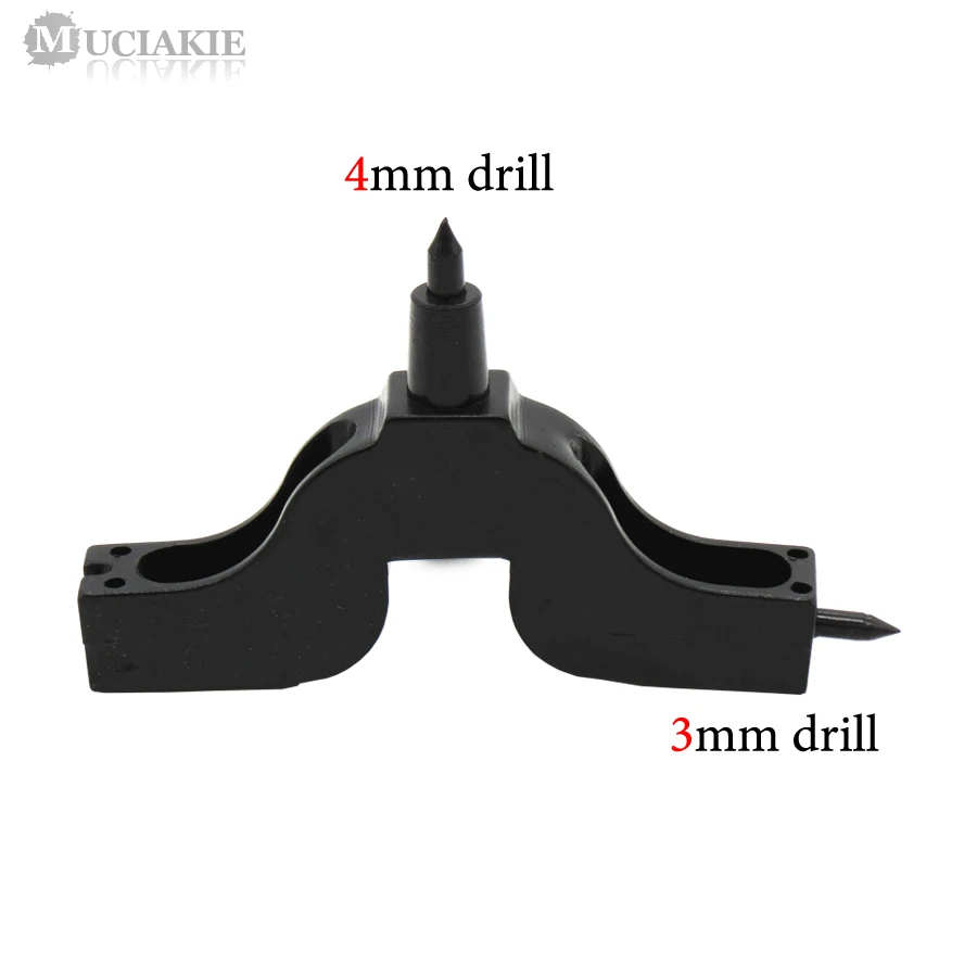 MUCIAKIE 1PC 3mm 4mm Drill Hose Tubing Hole Punch Drilling Tool 1/4\'\' Drip Hose Connection Fitting Garden Irrigation Tool