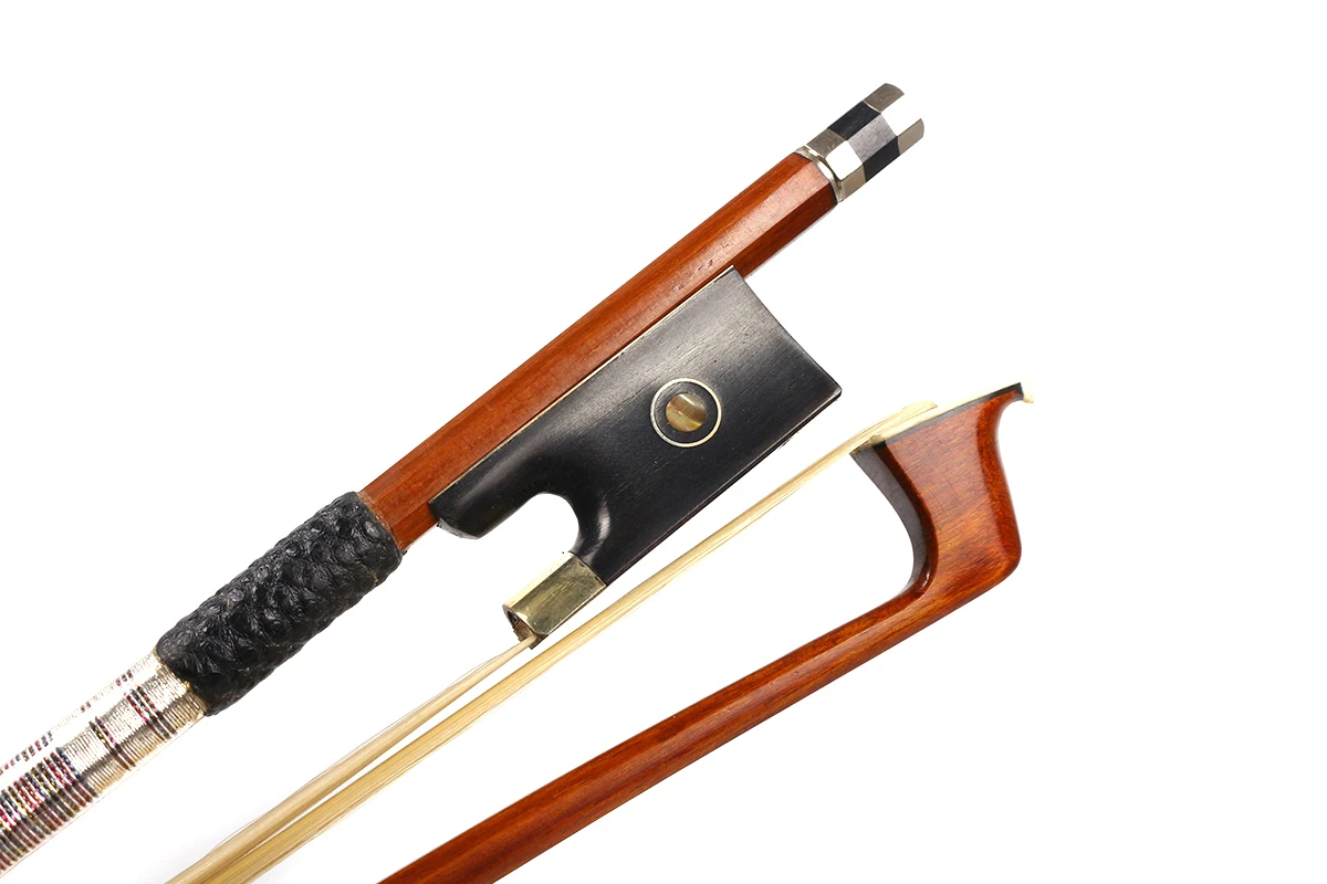 New 4/4 Violin Bow get quality Parisian Eyes SnakeWood Silver Color Bow string