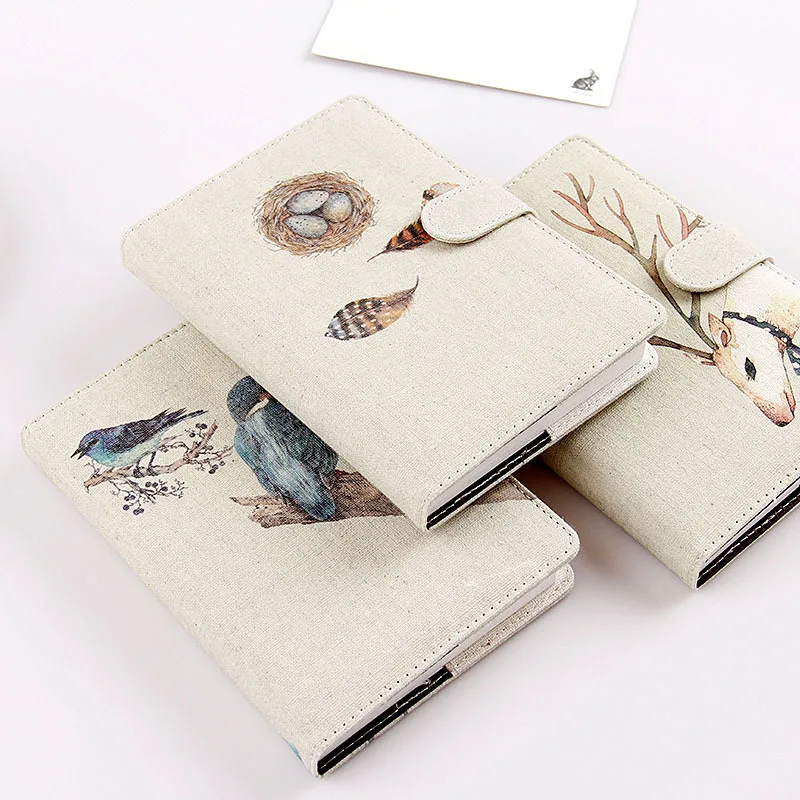 32K 12*18CM Create an aikawaii animal notepad with an agenda item magnetic clasp notebook and journal daily schedule organizer