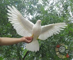 simulation dove feathers bird 42x80cm spreading wings peace bird model craft,photography,teaching props,decoration a1915