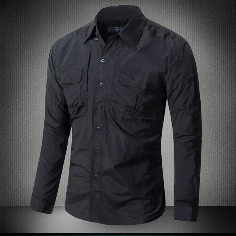 Urban tactical shirt OD casual shirt fast quick drying casual breathable clothing US military clothing