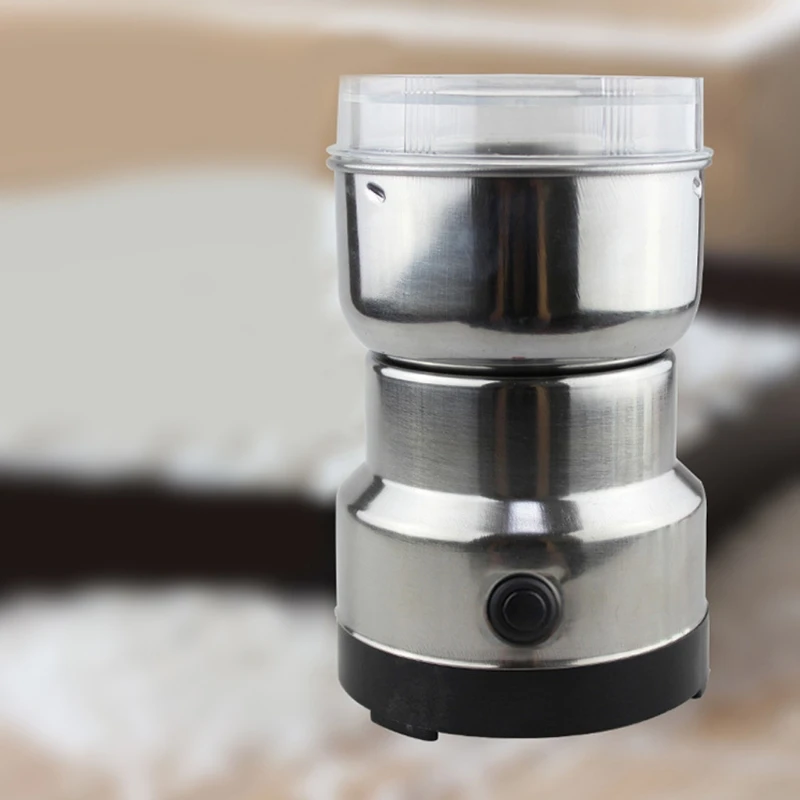 Coffee Grinder Stainless Electric Herbs Spices Grains Coffee Bean Grinding 2023