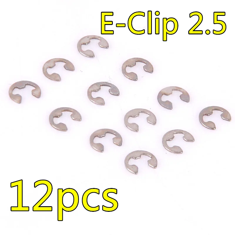 HSP RC Modell Auto Ersatzteile E-Clip 2,5 Für 1/10 R/C Auto Hallo Speed Ersatzteil 12 Stücke Freies