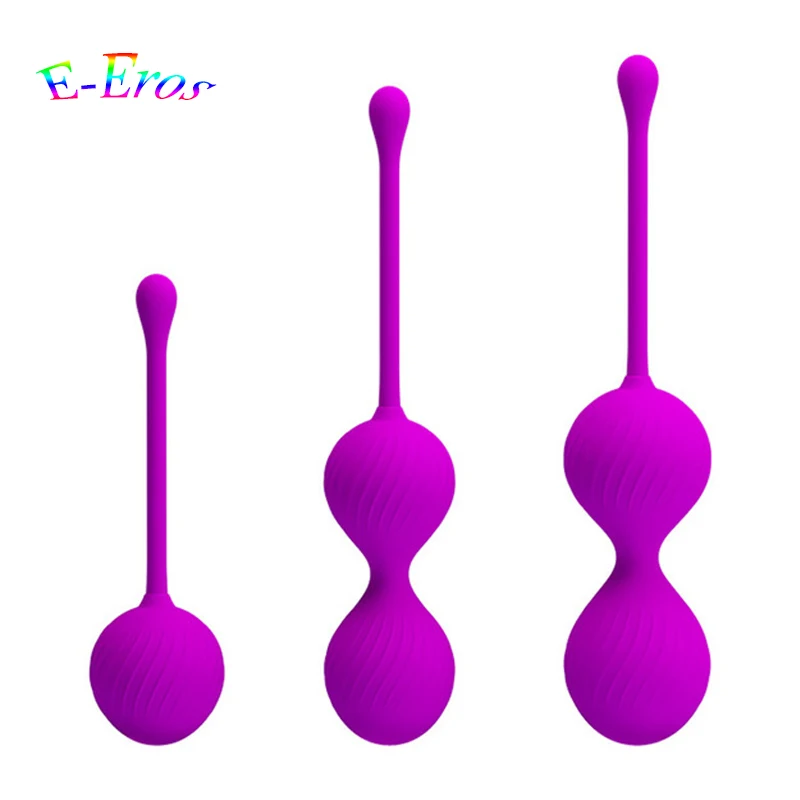 

Medical Silicone Vibrator Kegel Balls Vibrator Sex Toys Vaginal Ball Tighten Aid Love Geisha Ball Ben Wa For Woman