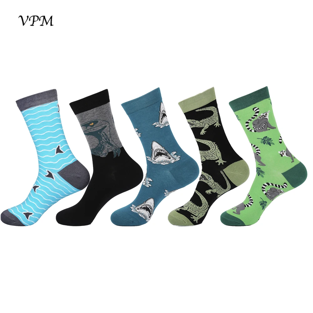 Vpm-メンズコーマ綿ソックス,21スタイル,ブランドソックス,ドレス,ビジネス,原宿,ベストギフトペア/ロット