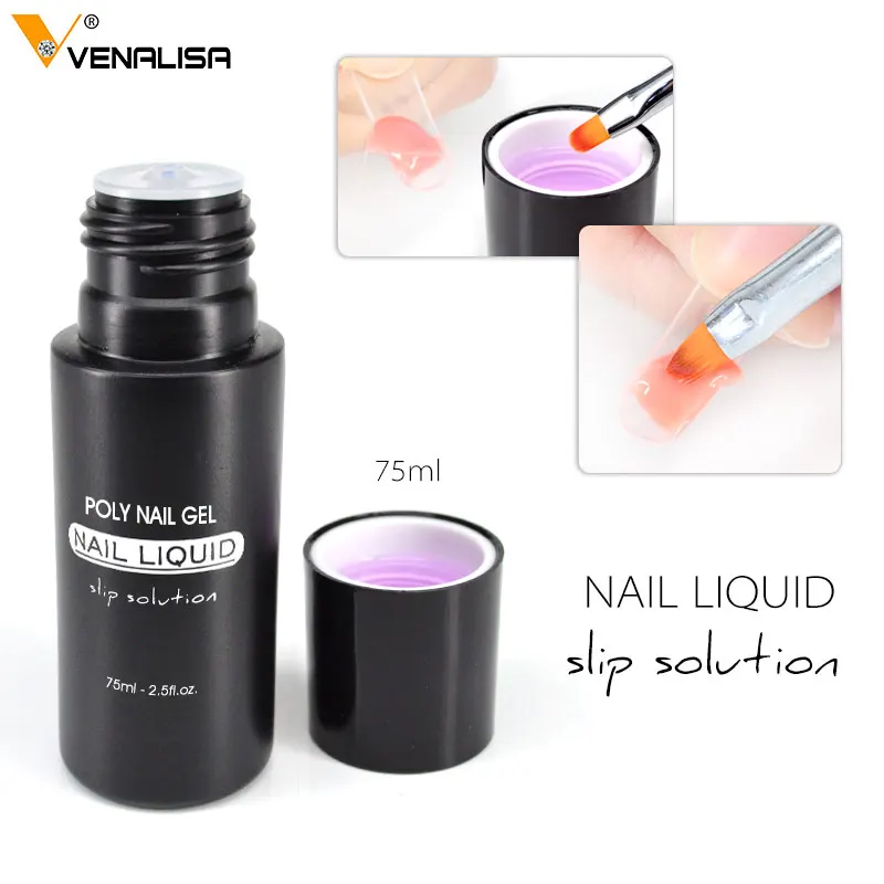 #71068 Venalisa 45g Extension Nail Gel Brush Nail Tool Clear Nail Tips Thick Jelly Gel Slip Poly Nail Gel