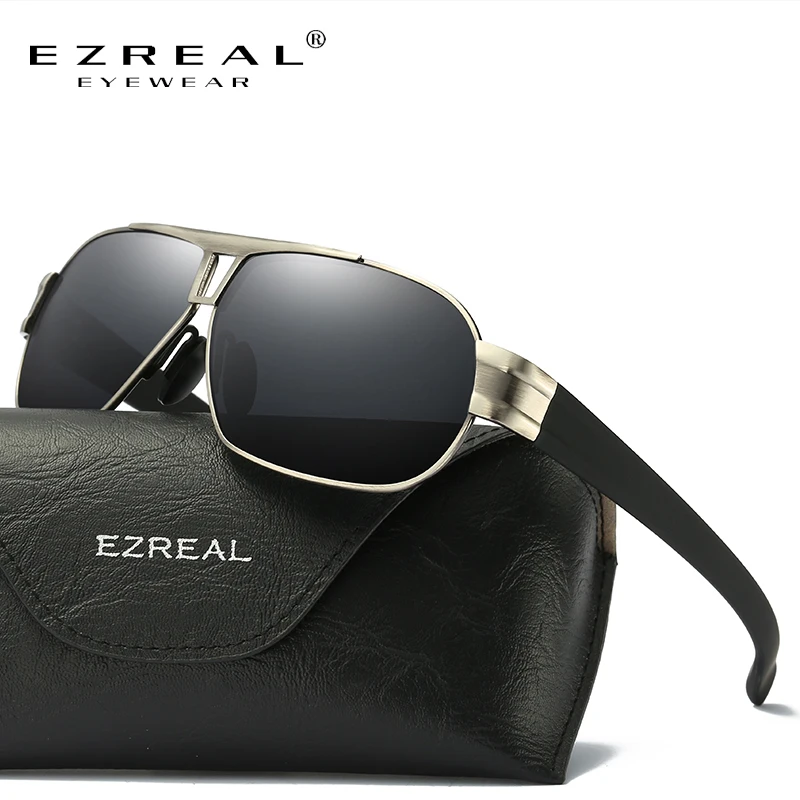 EZREAL Polarized Sunglasses Men Sun Glasses Women Male Oversized For Driving Shades Oculos De Sol Masculino With Box 8516