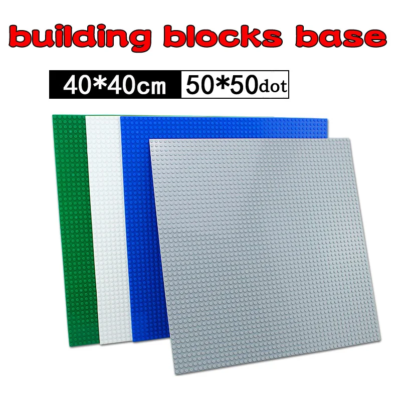 Base plate for Small Bricks Baseplates 32*32 50*50 Dots bricks DIY Building Blocks Toys base Compatible with classic blocks