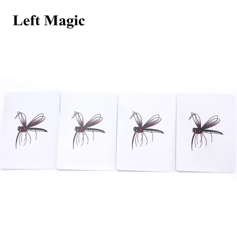 Mosquito Action Children Magic Props Magic Card Sets Magic Trick Mentalism Illusion Funny Close Up  Easy To Do Magic