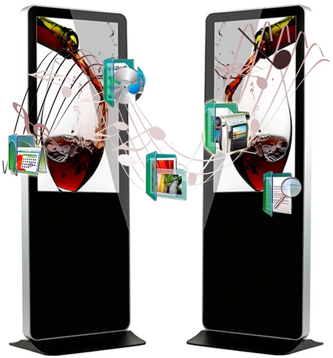 Pantalla táctil de 42, 47 y 55 pulgadas, autoservicio, tótem, reproductor de señalización digital lcd, tótem de tv