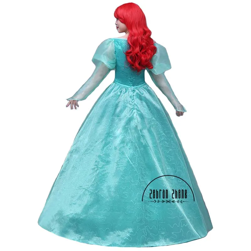 Disfraz de la princesa Ariel, vestido de alta calidad, estilo de moda para fiesta de Halloween, hecho a medida