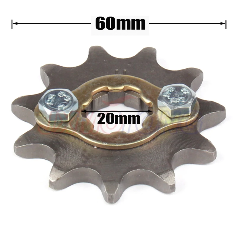 520 20mm  Front Engine Sprocket For Honda Lifan ZongShen ATV Quad Dirt Pit bike Buggy motorcycle