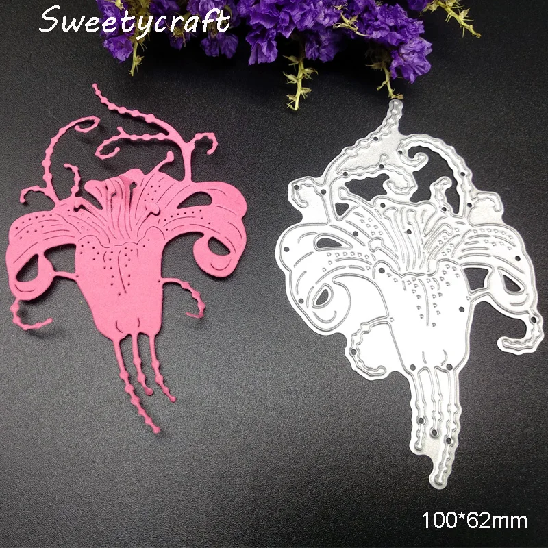 Dies Scrapbooking Core Flower Blossom Metal Cutting Dies  Craft Embossing Die Cut Stamps Stencil New 2024 Mother Day Card Making