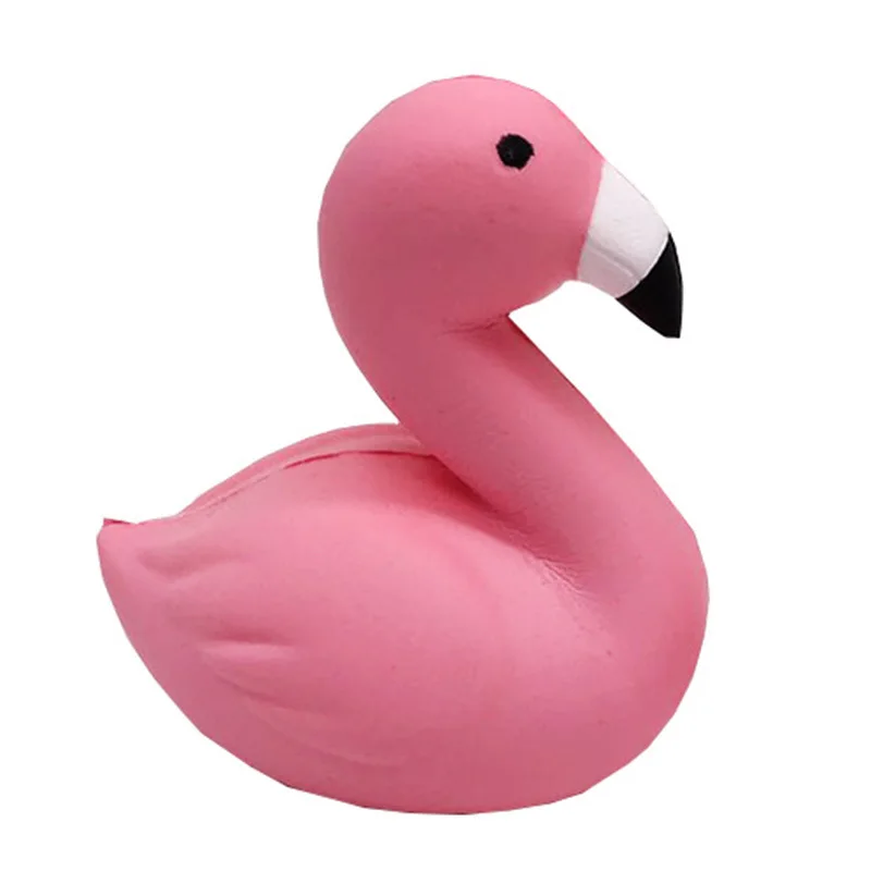 Dzieci powolne powracanie do kształtu squishy zwierząt Flamingo imitacja z PU dekompresji łagodzi stres i ściska ozdoby zabawkowe ręcznie