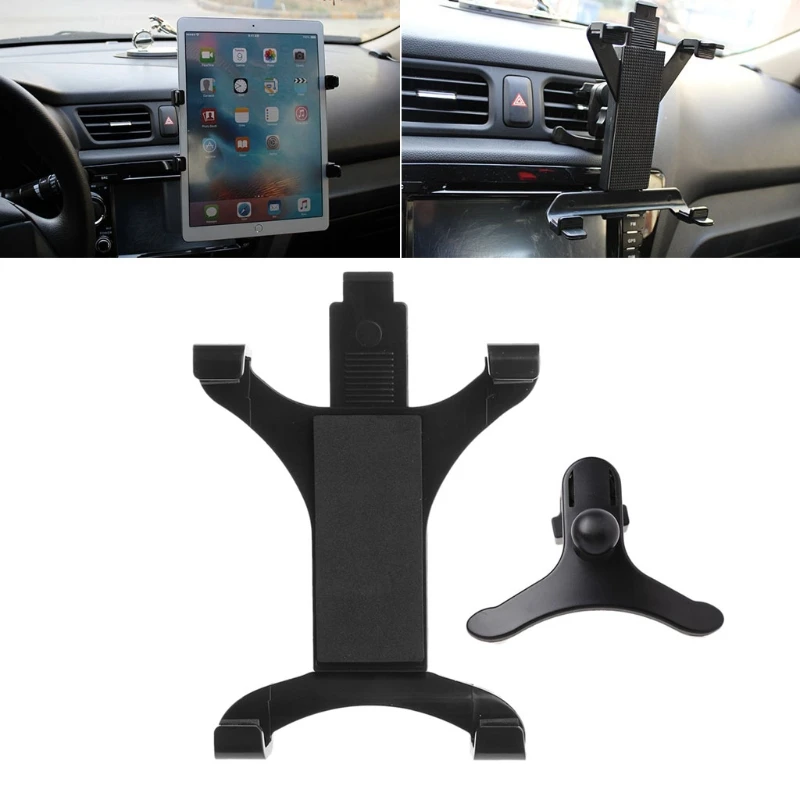 Universal Air Vent Mount Holder for Car One Button Release CD Player Car Tablet Holder for 7-11inch