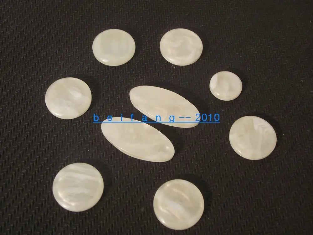 Saxophone mother of pearl key buttons inlays