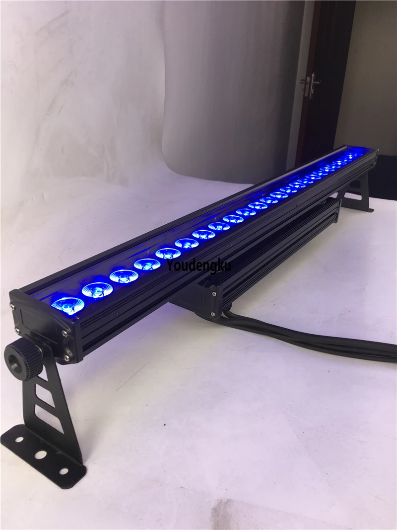 4pcs waterproof wall washer led bar 24*10w 4 in1 RGBW led outdoor wall washer ip65 light