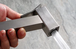 stainless steel Handheld Toilet Bathroom brushed nickel Bidet Shower Head Spray Sprayer Bidet Head BD745