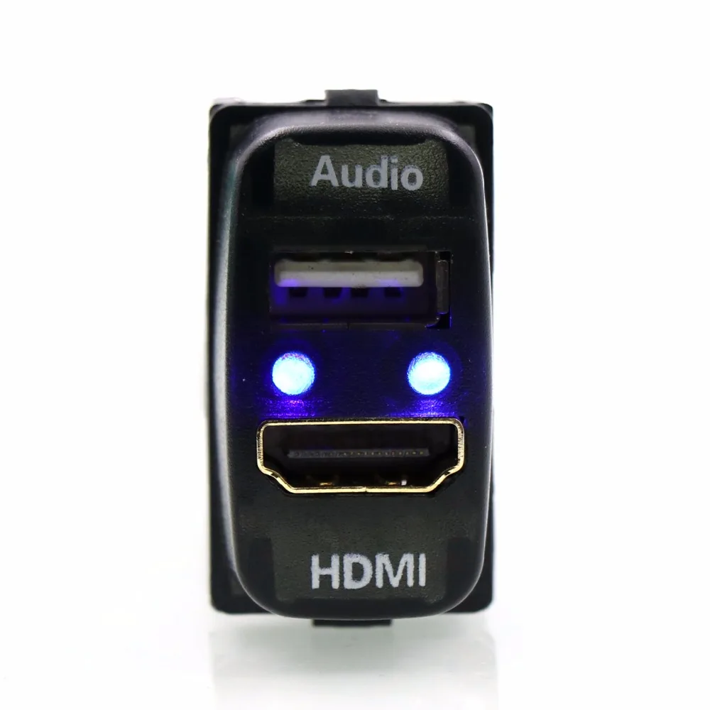 Car HDMI Input Port +USB Audio Input Audio Relay Use for Mitsubishi, ASX, Lancer, Outlander, Pajero, Zinger, Fortis, Soveran